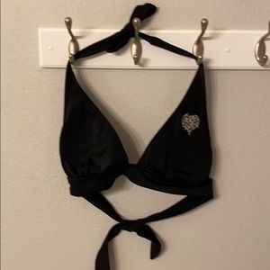 Black bikini top